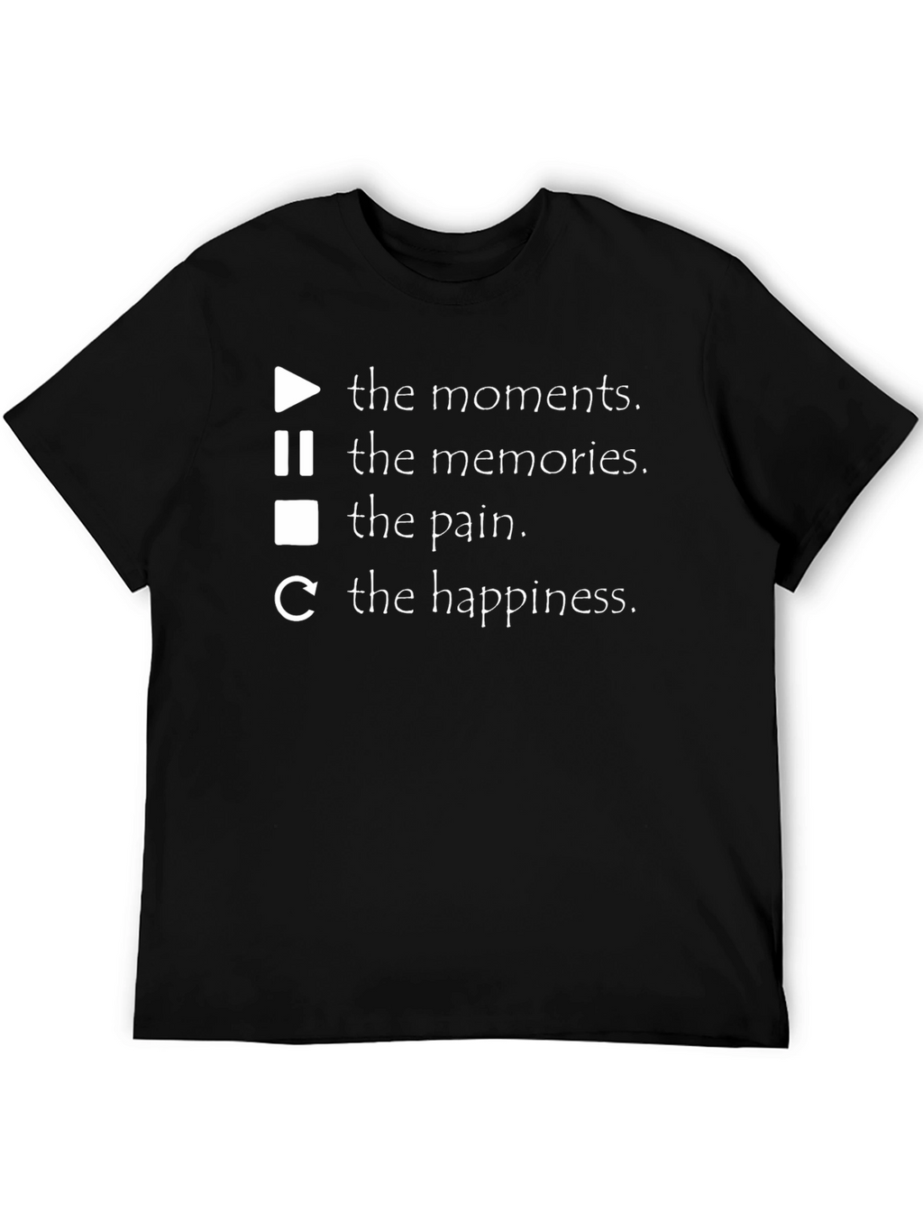 Moments Memories Pain Happiness Graphic Tee