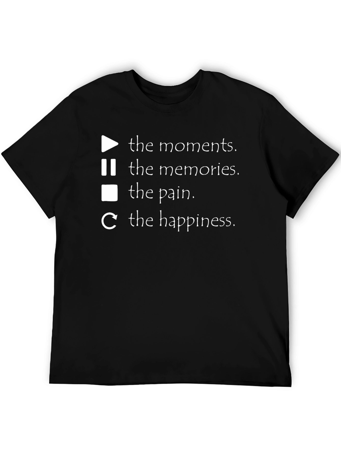 Moments Memories Pain Happiness Graphic Tee