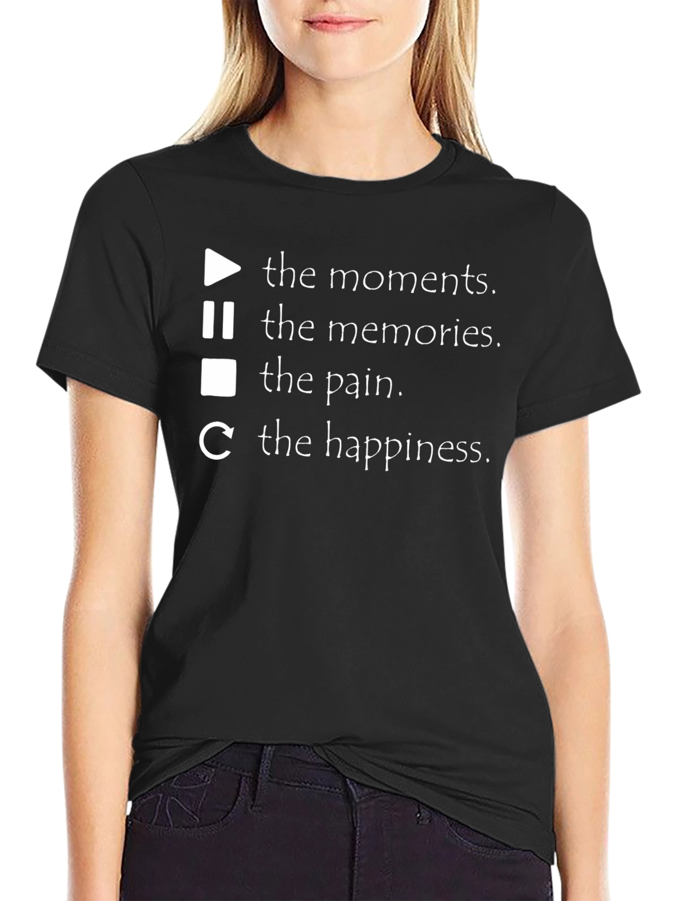 Moments Memories Pain Happiness Graphic Tee