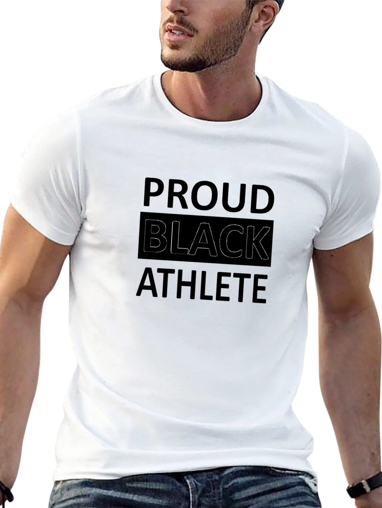 Proud Black Athlete Graphic Tee