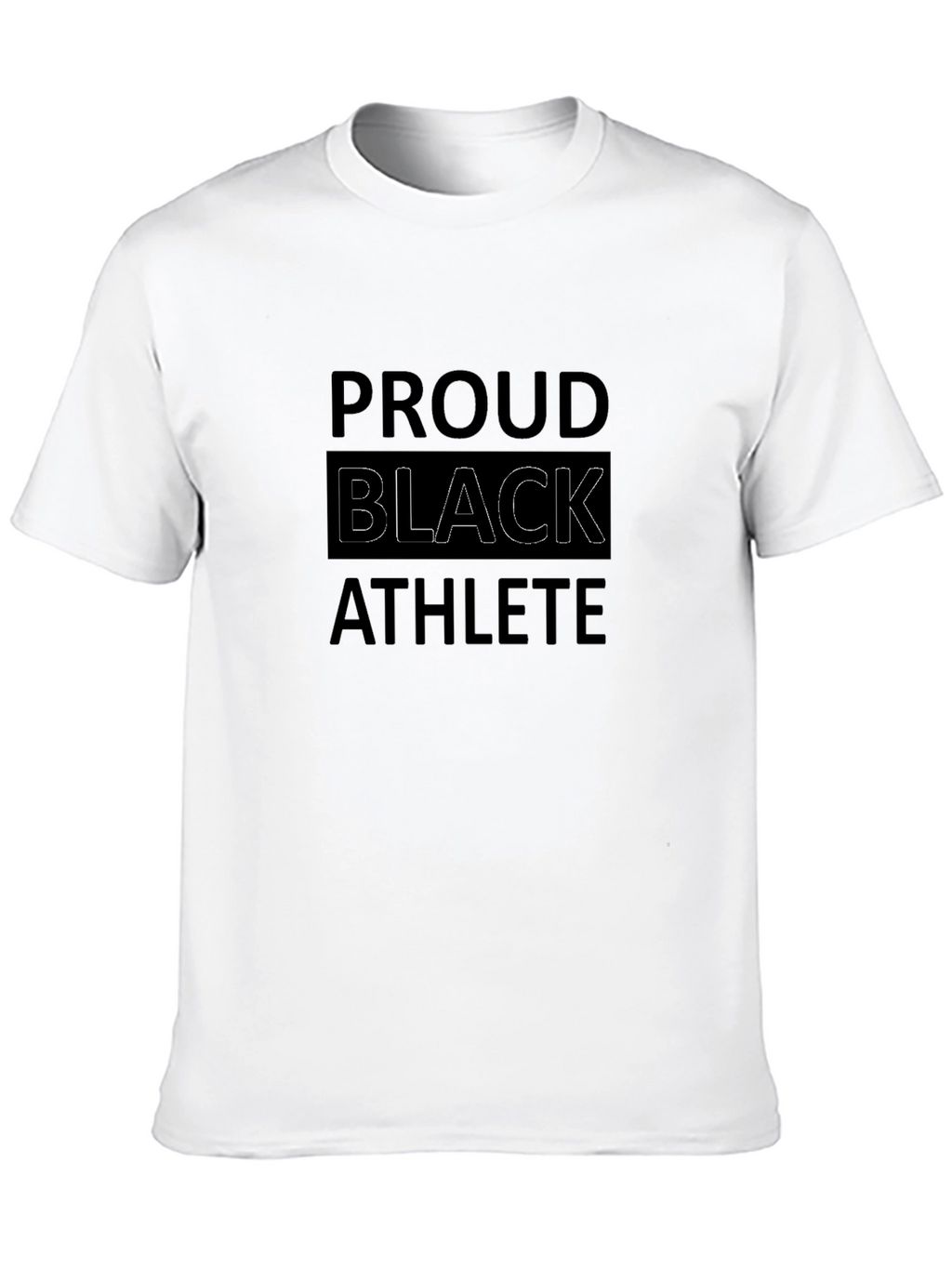 Proud Black Athlete Graphic Tee