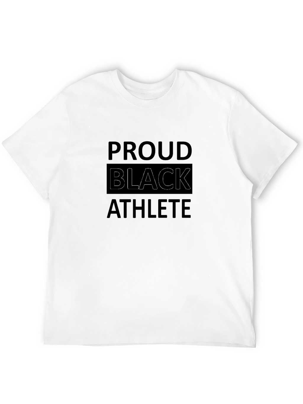 Proud Black Athlete Graphic Tee