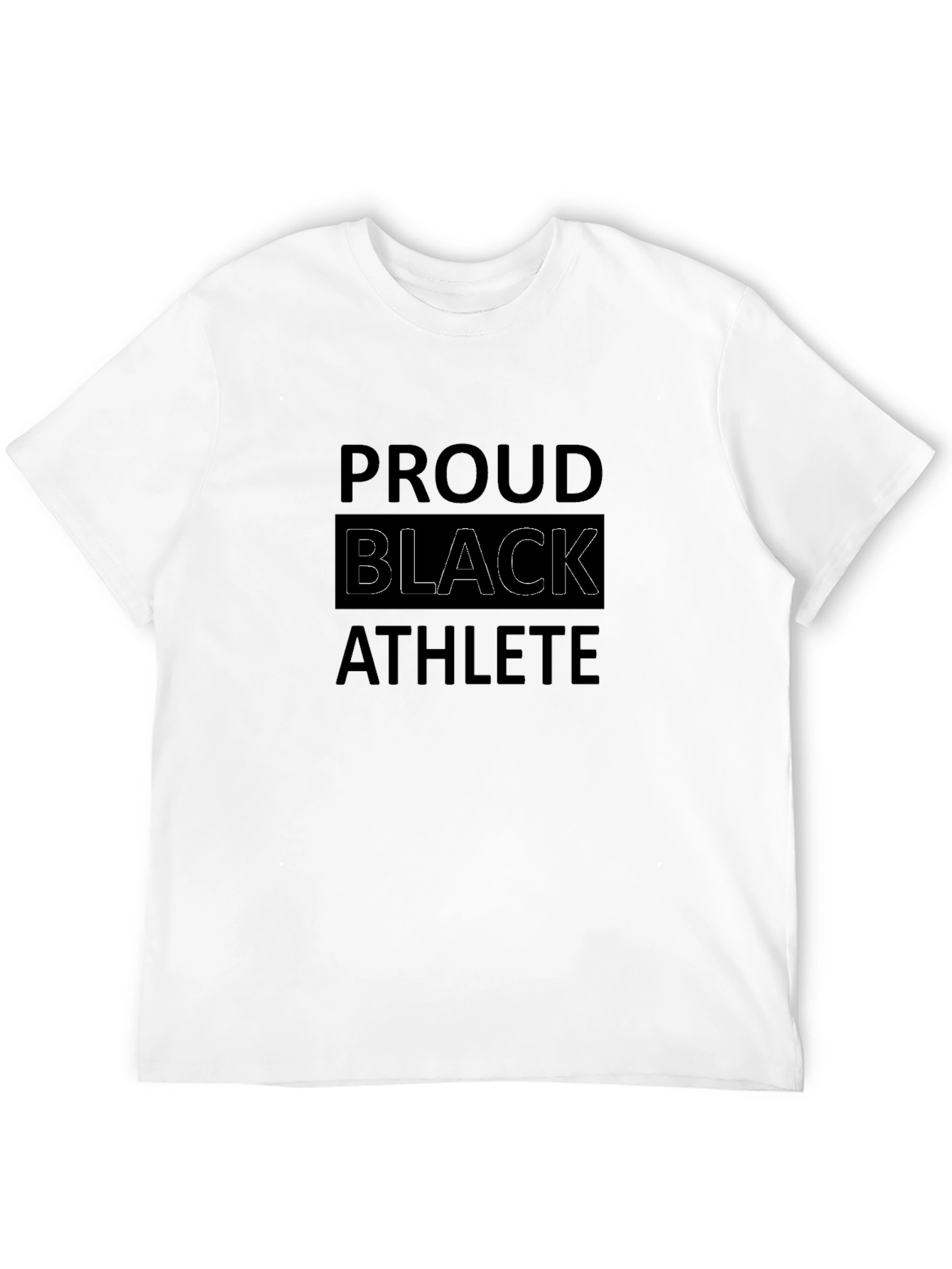Proud Black Athlete Graphic Tee