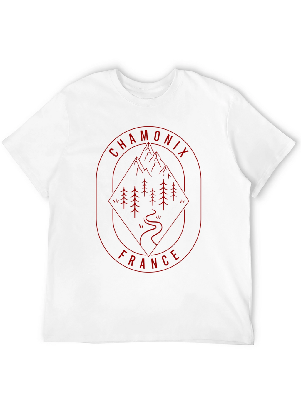 Chamonix France T-Shirt - Mountain Adventure Design