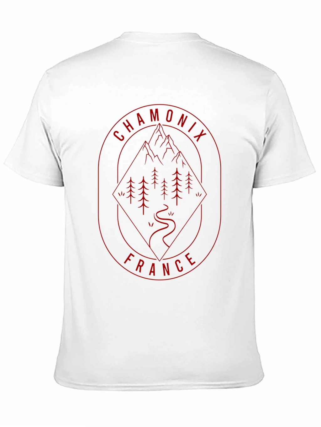 Chamonix France T-Shirt - Mountain Adventure Design