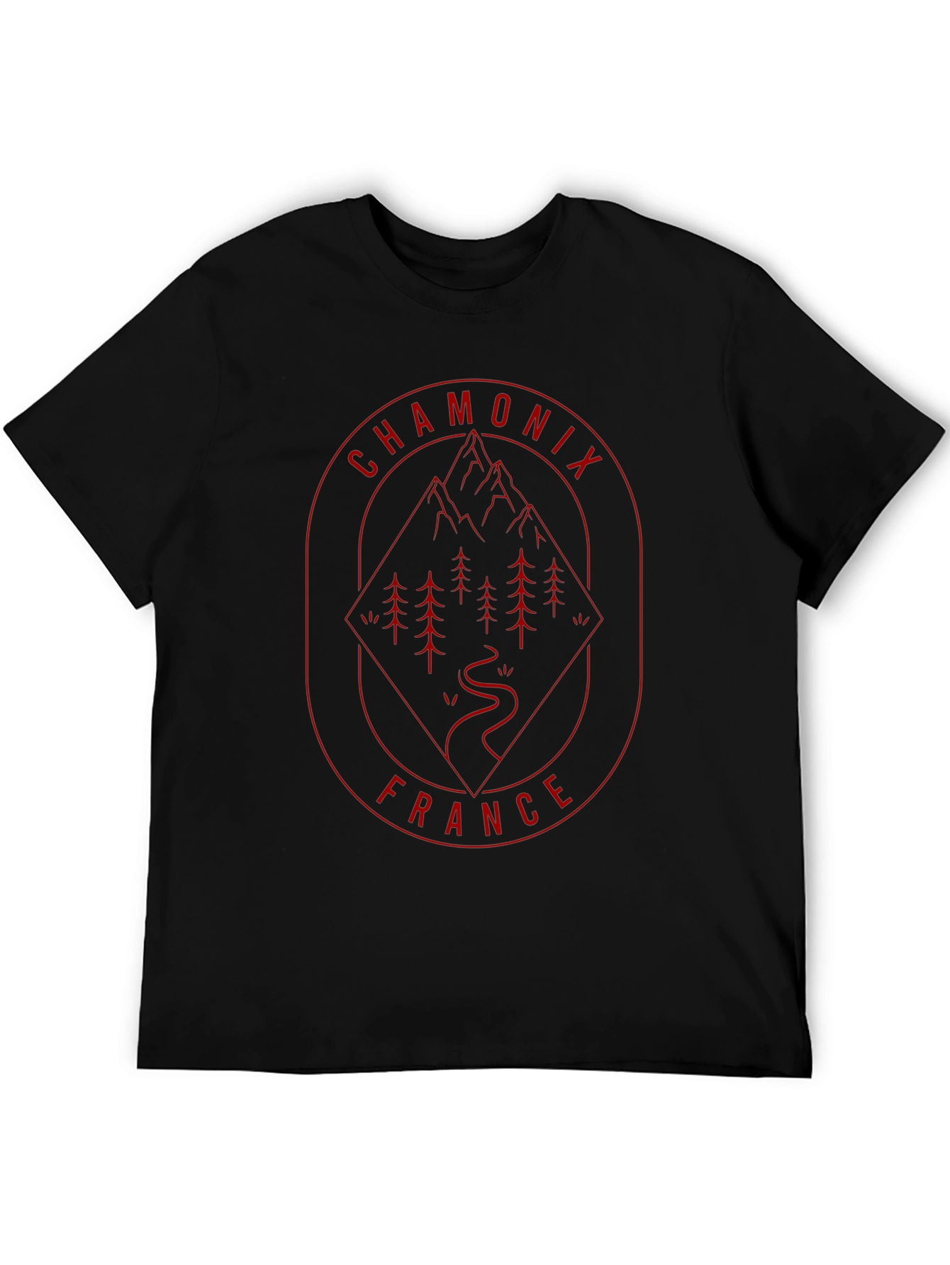 Chamonix France T-Shirt - Mountain Adventure Design