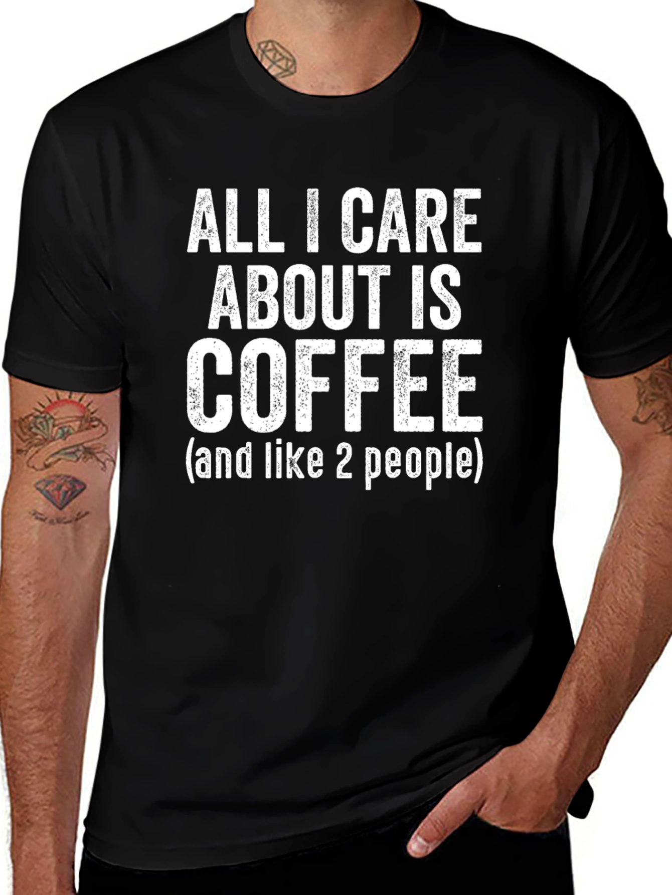 Coffee Lover Graphic Tee - Unisex Black T-Shirt