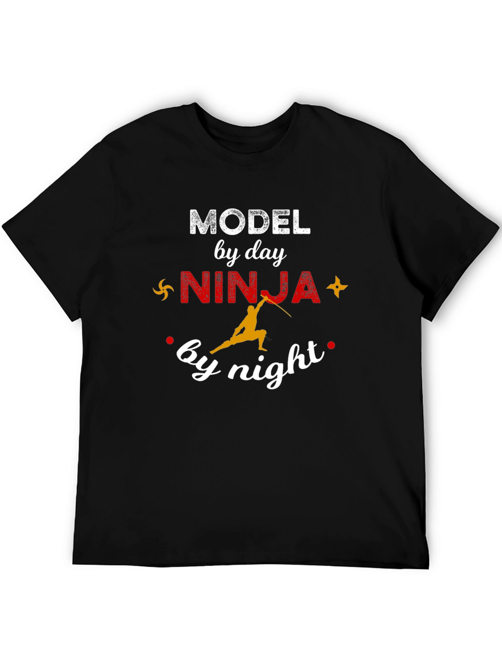 Model by Day Ninja by Night Graphic Tee
