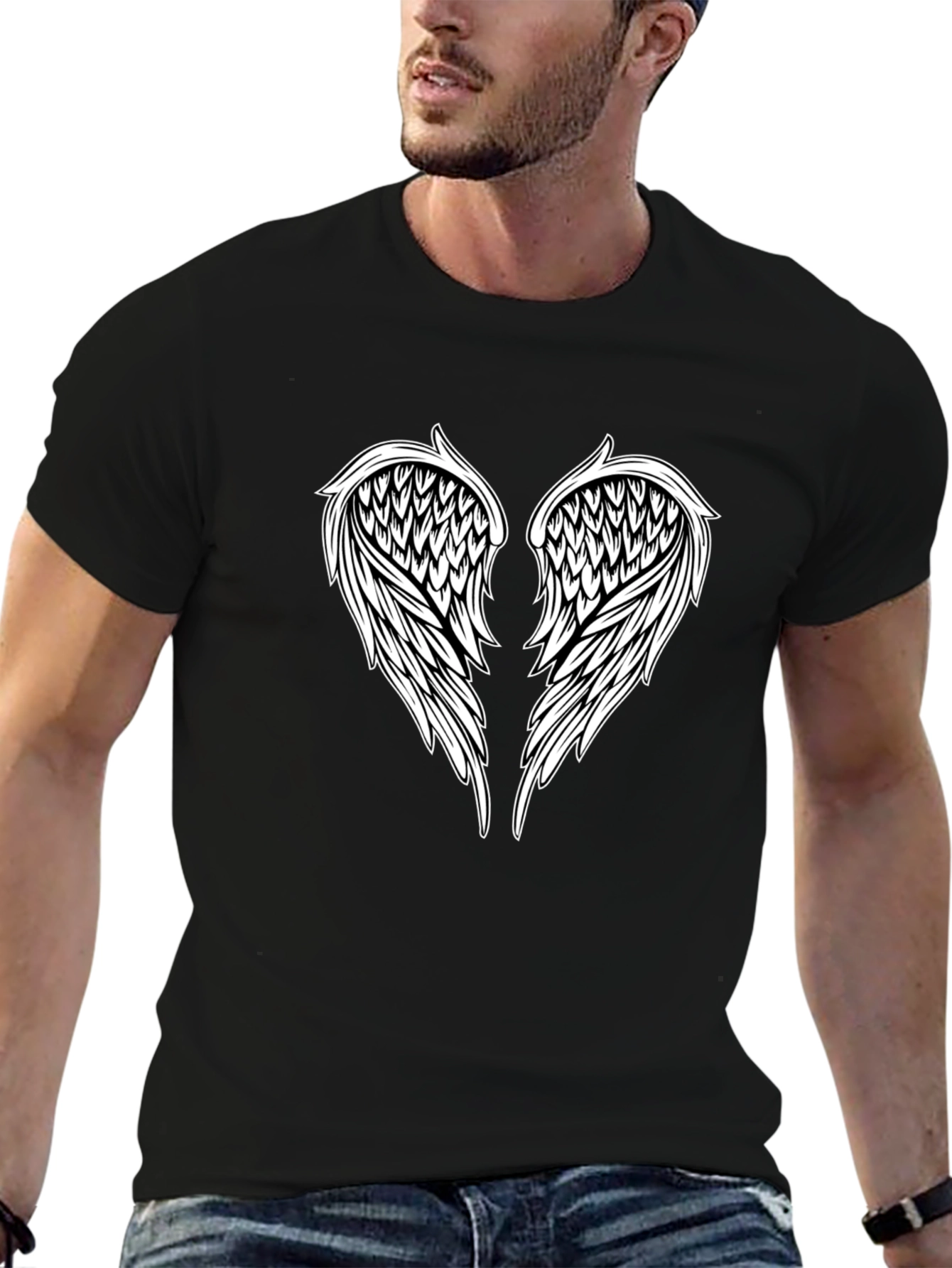 Black Wings Graphic Tee