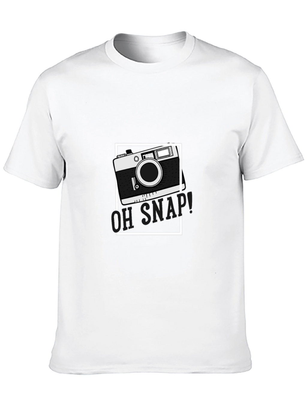 Retro Camera Graphic T-Shirt - Oh Snap! Design