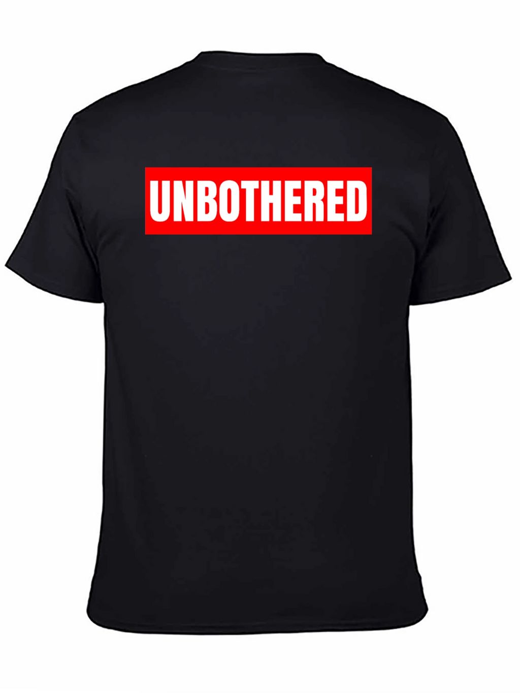 Unbothered Graphic T-Shirt - Black Crew Neck