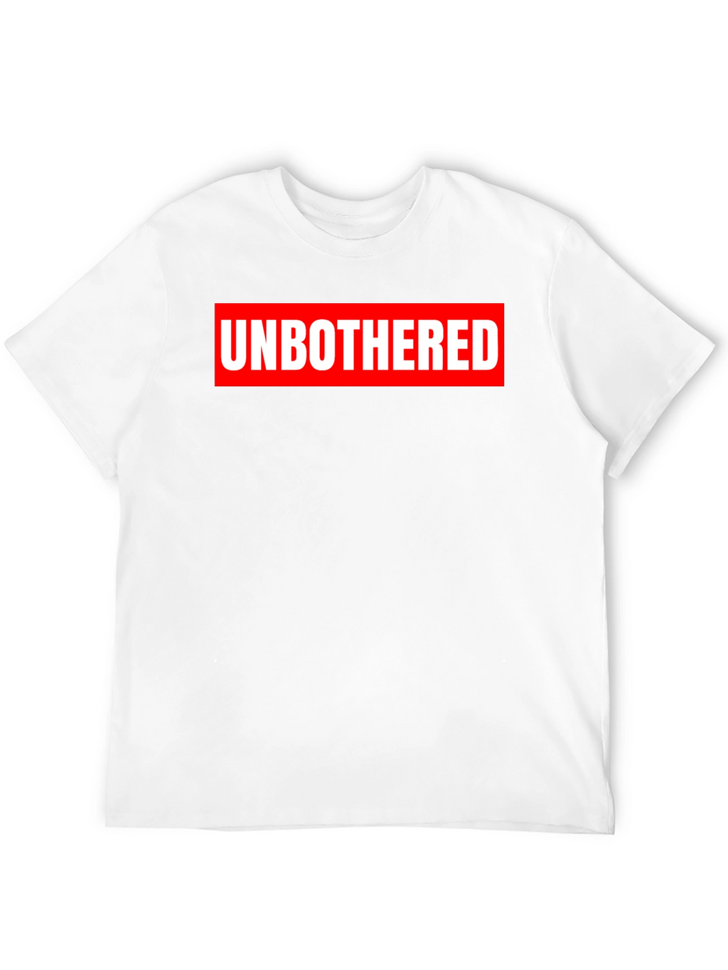 Unbothered Graphic T-Shirt - Black Crew Neck
