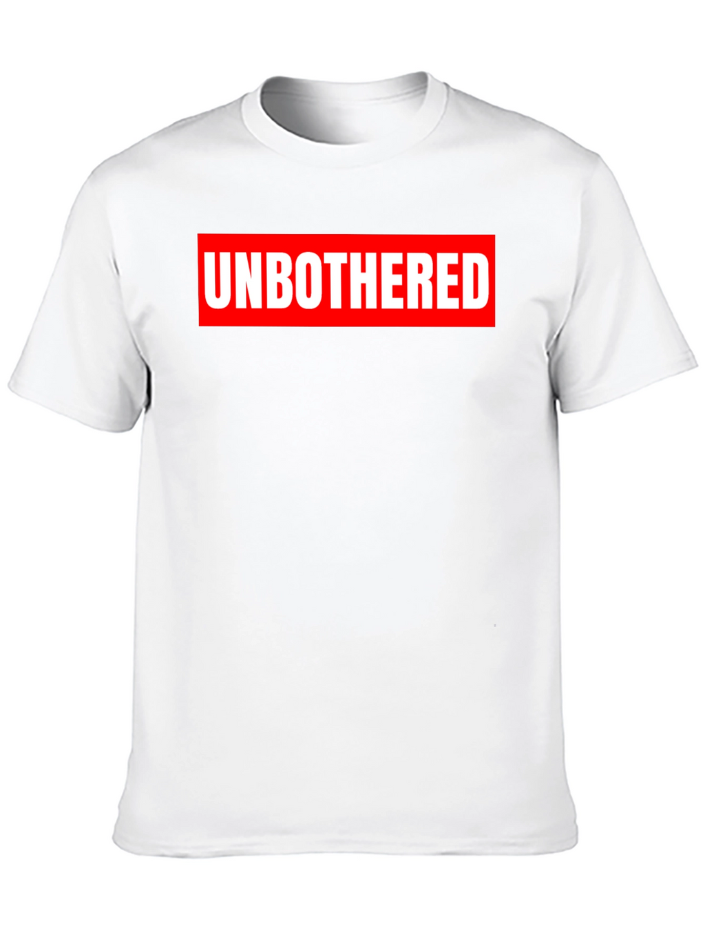 Unbothered Graphic T-Shirt - Black Crew Neck