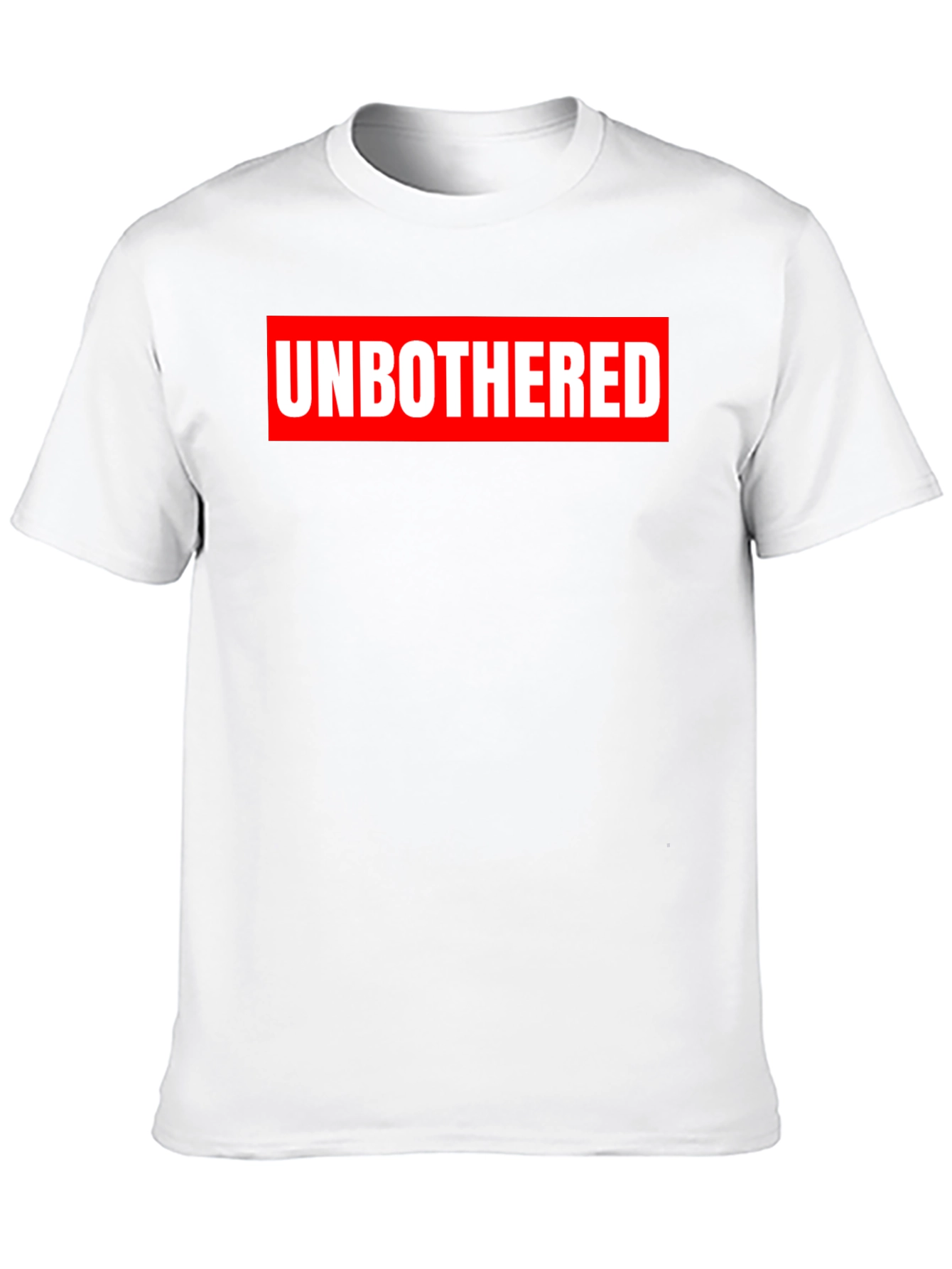 Unbothered Graphic T-Shirt - Black Crew Neck