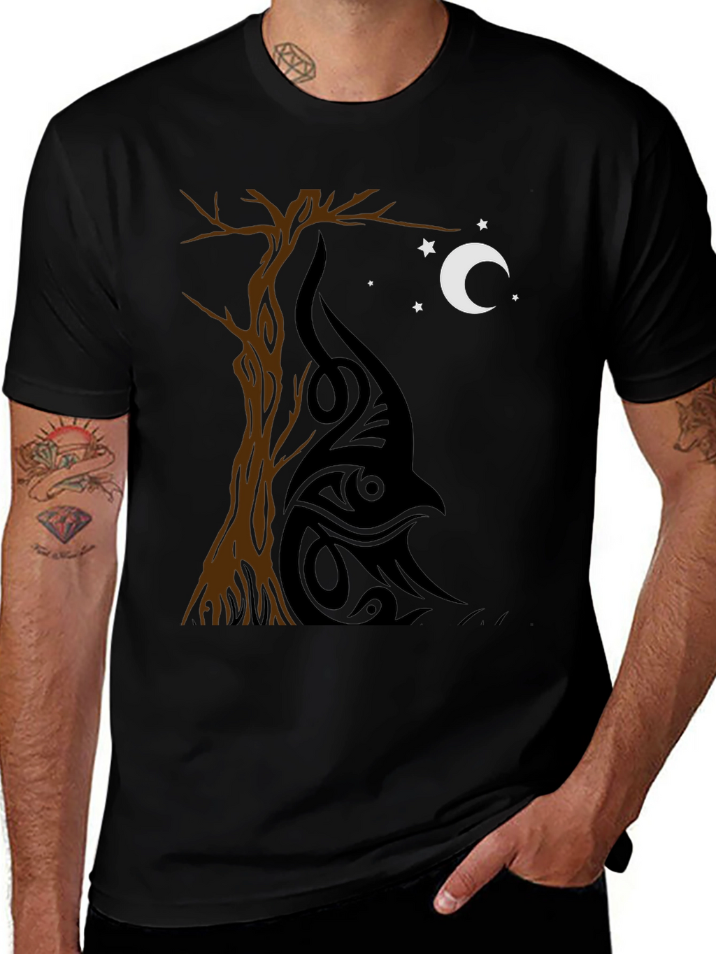 Eerie Night Tree T-Shirt