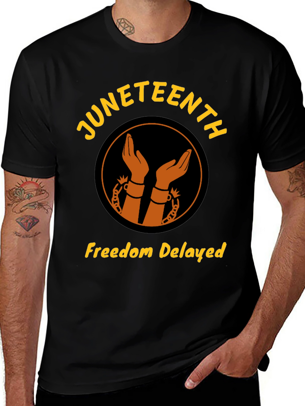 Juneteenth Freedom Delayed Graphic Tee