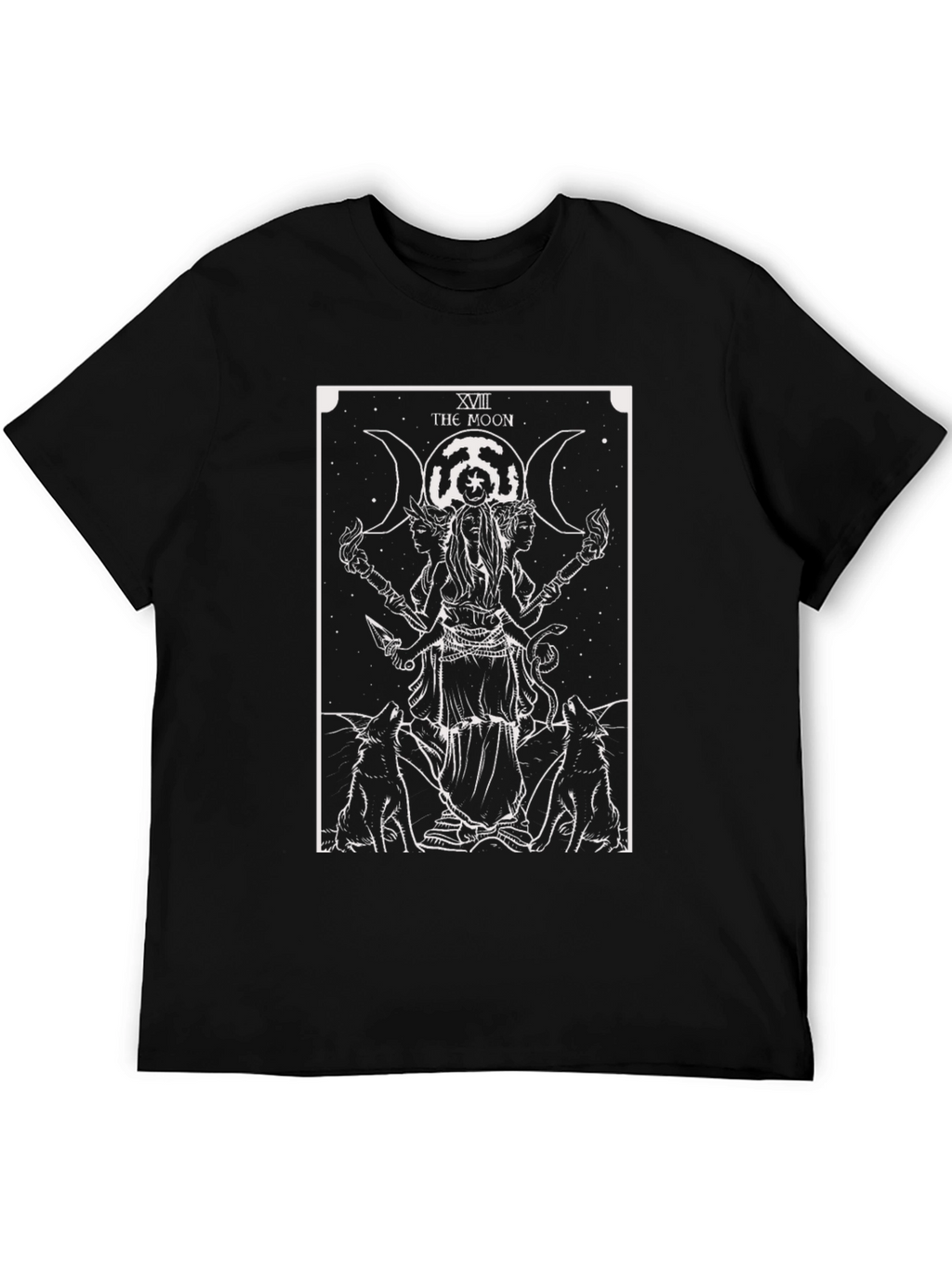 The Moon Tarot Card Graphic Tee
