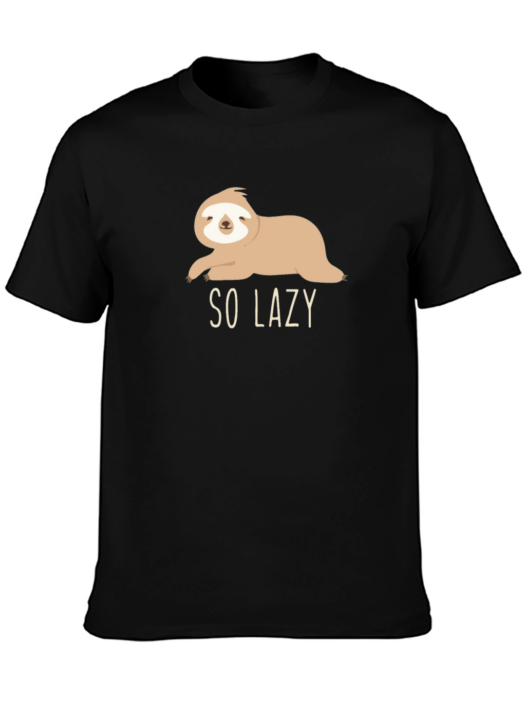 So Lazy Sloth Graphic Tee - Comfy Casual Style