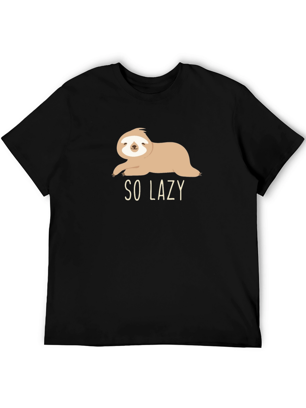 So Lazy Sloth Graphic Tee - Comfy Casual Style