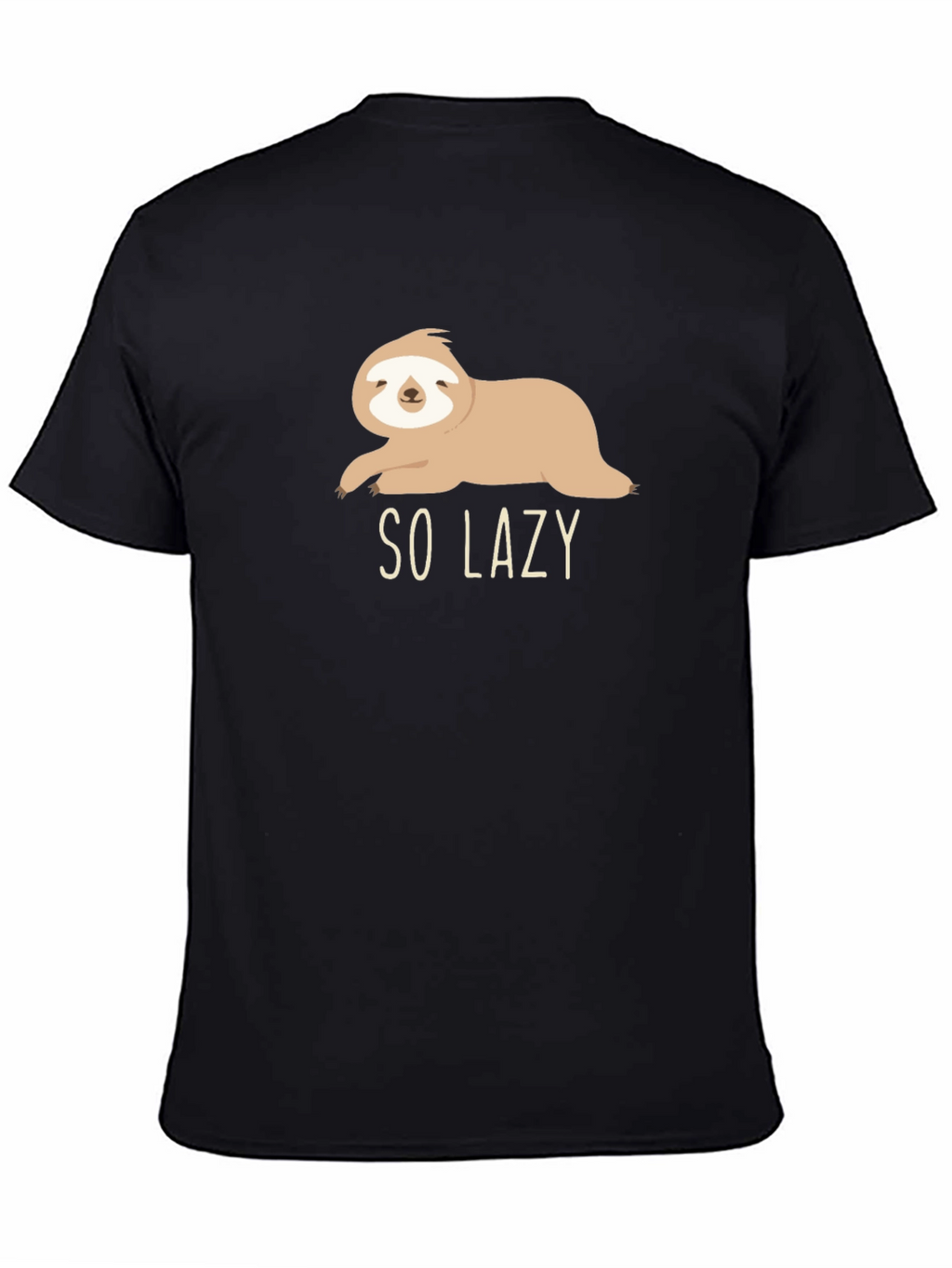 So Lazy Sloth Graphic Tee - Comfy Casual Style