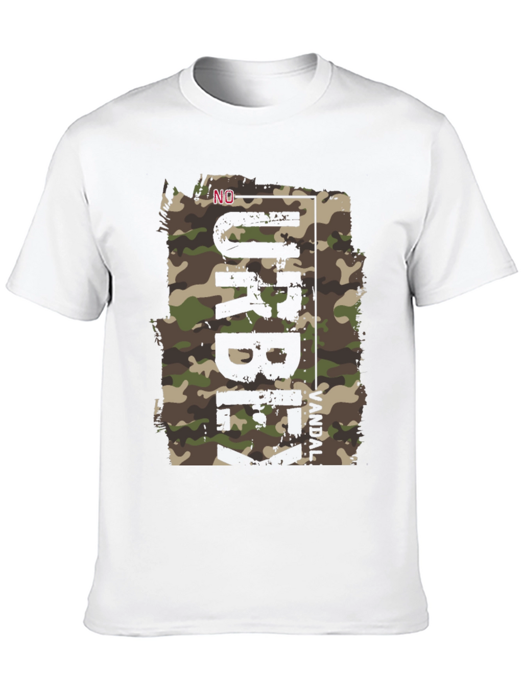 Urban Camo Print Mens T-Shirt