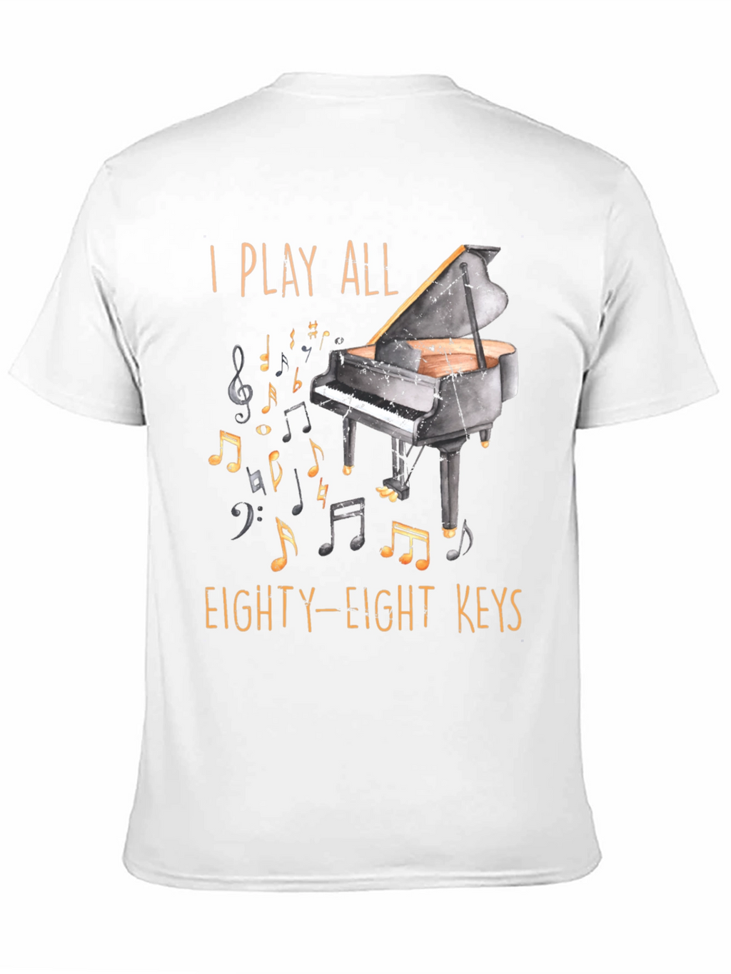 Piano Player Graphic T-Shirt - 88 Keys