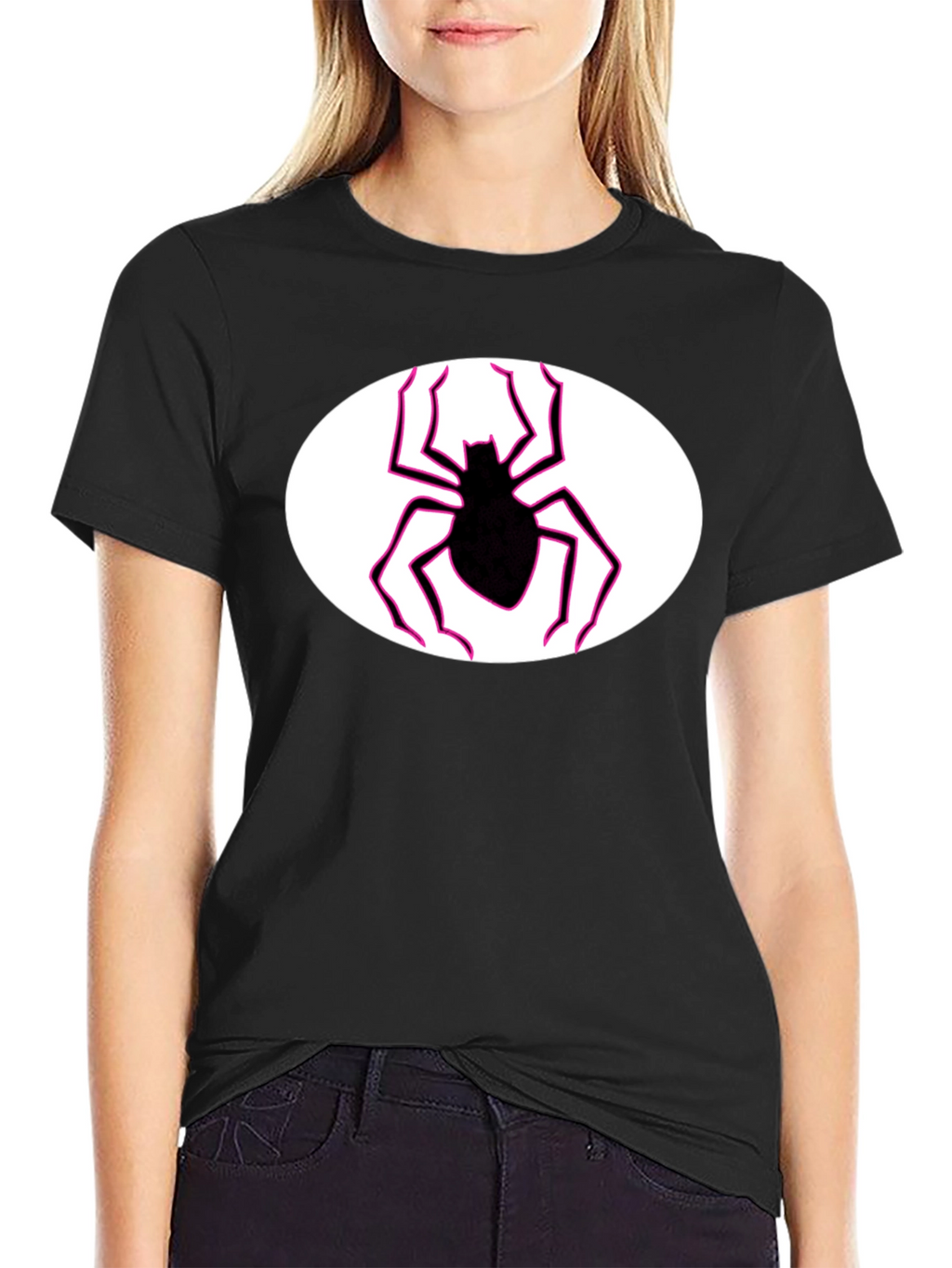 Spider Graphic Black Tee
