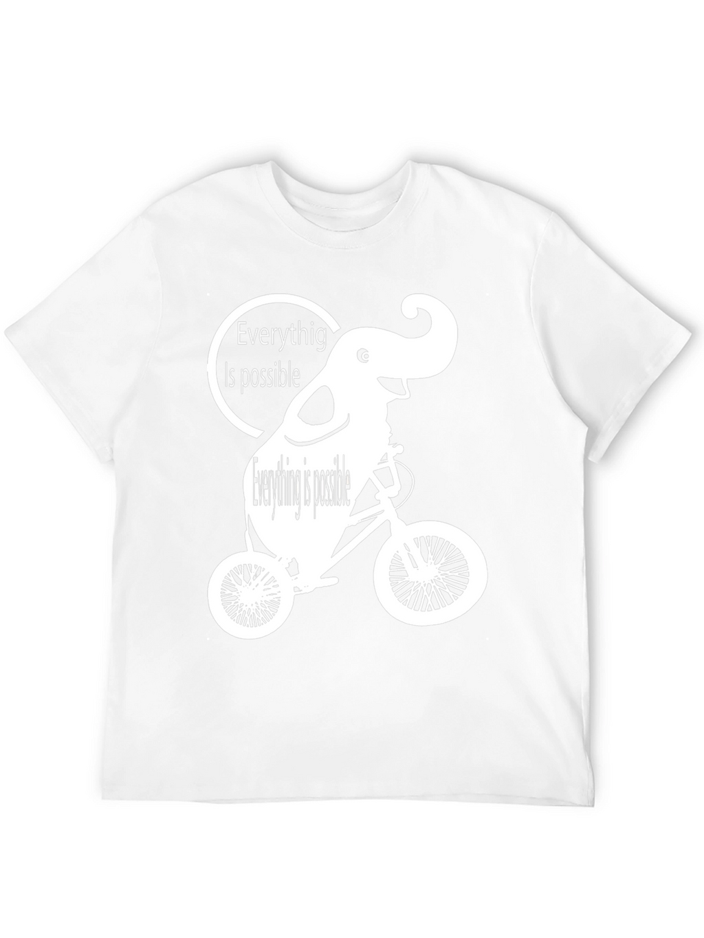 Everything is Possible Elephant Bike T-Shirt