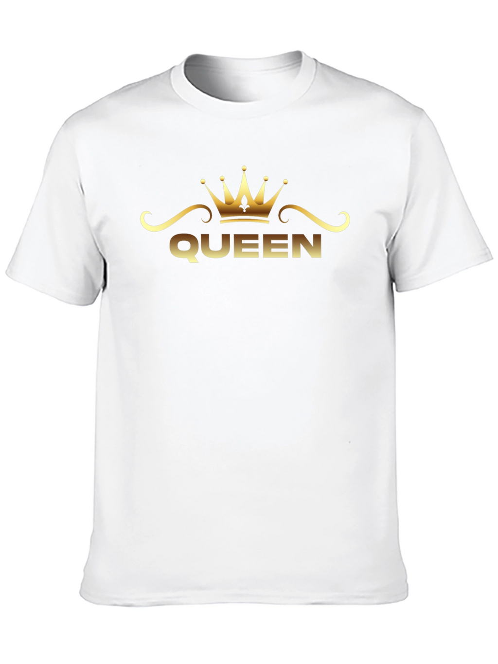 Queen Crown Graphic Tee - Black