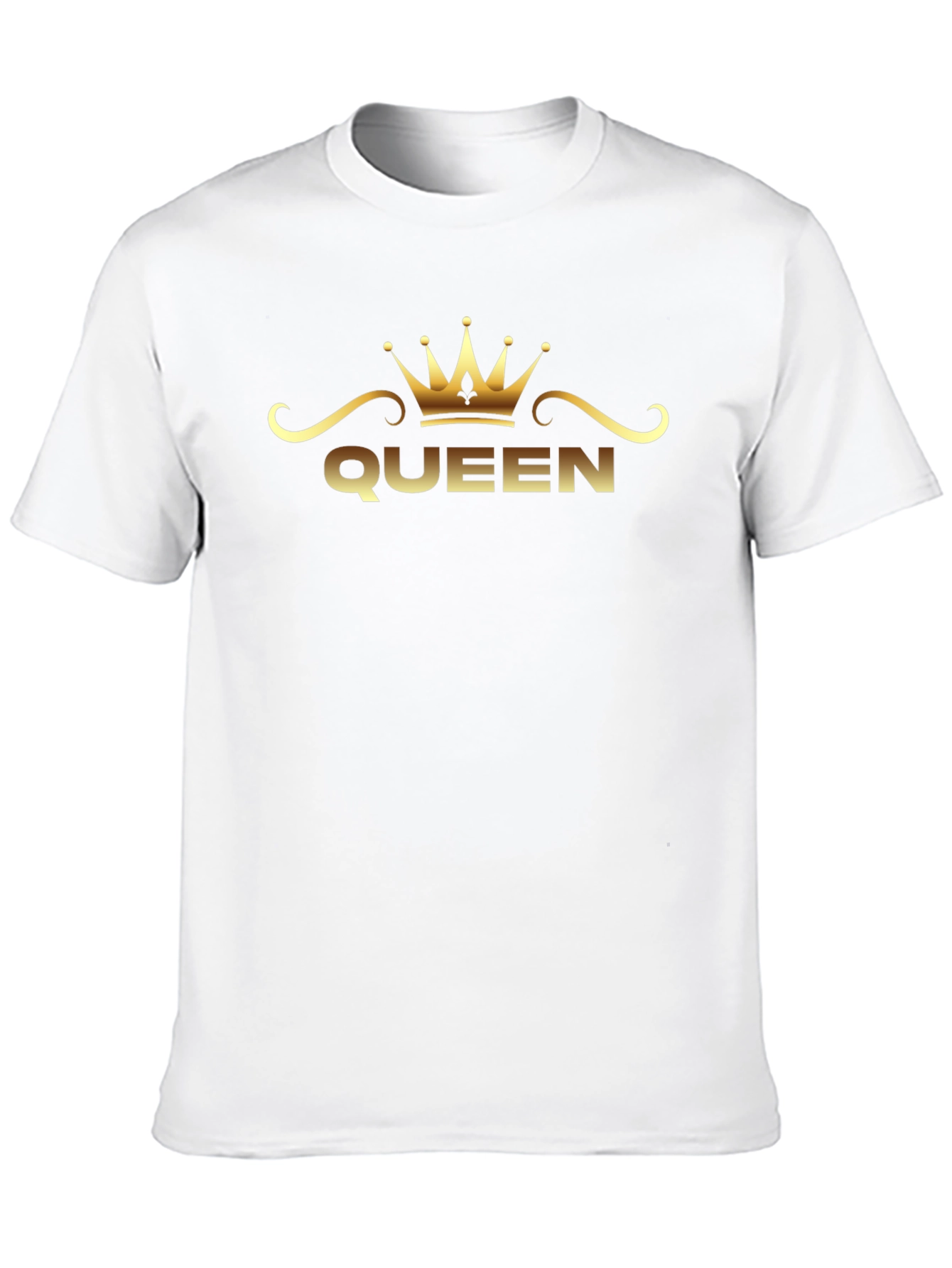 Queen Crown Graphic Tee - Black