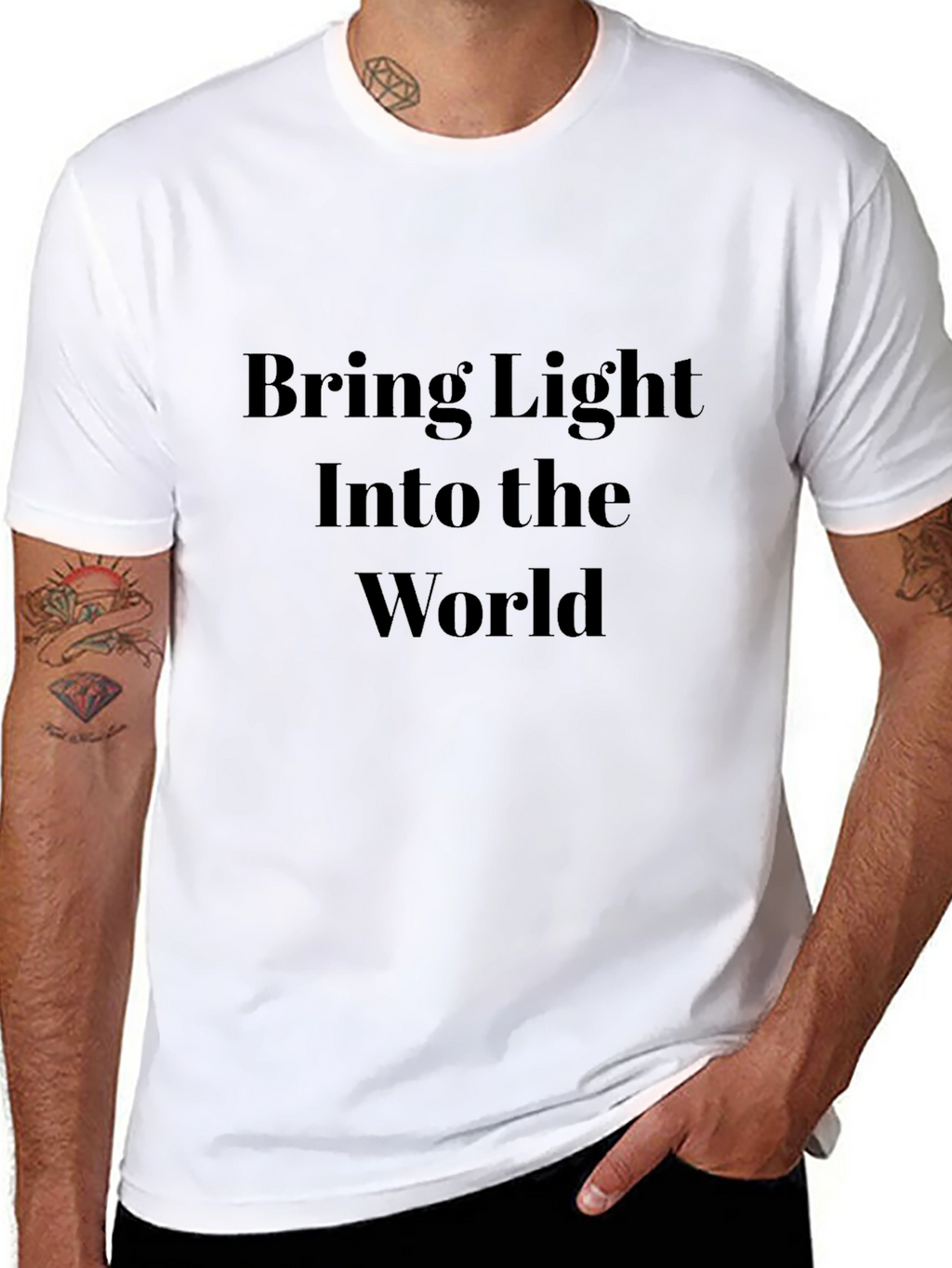 Bring Light T-Shirt - Inspirational Message Tee