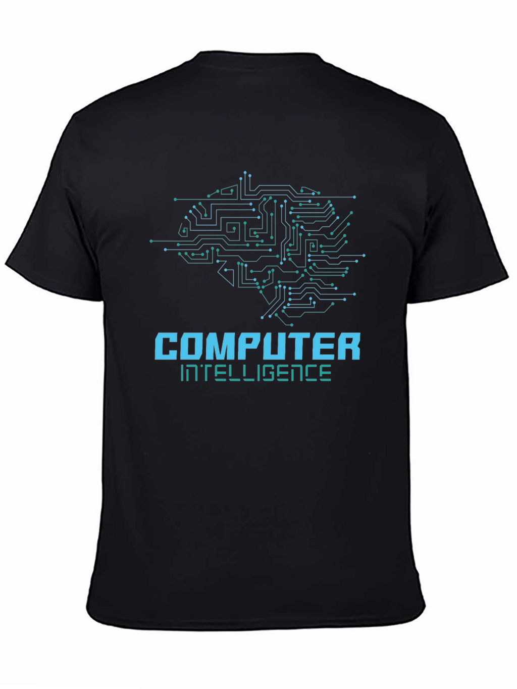 Computer Intelligence Graphic Tee - Black Cotton