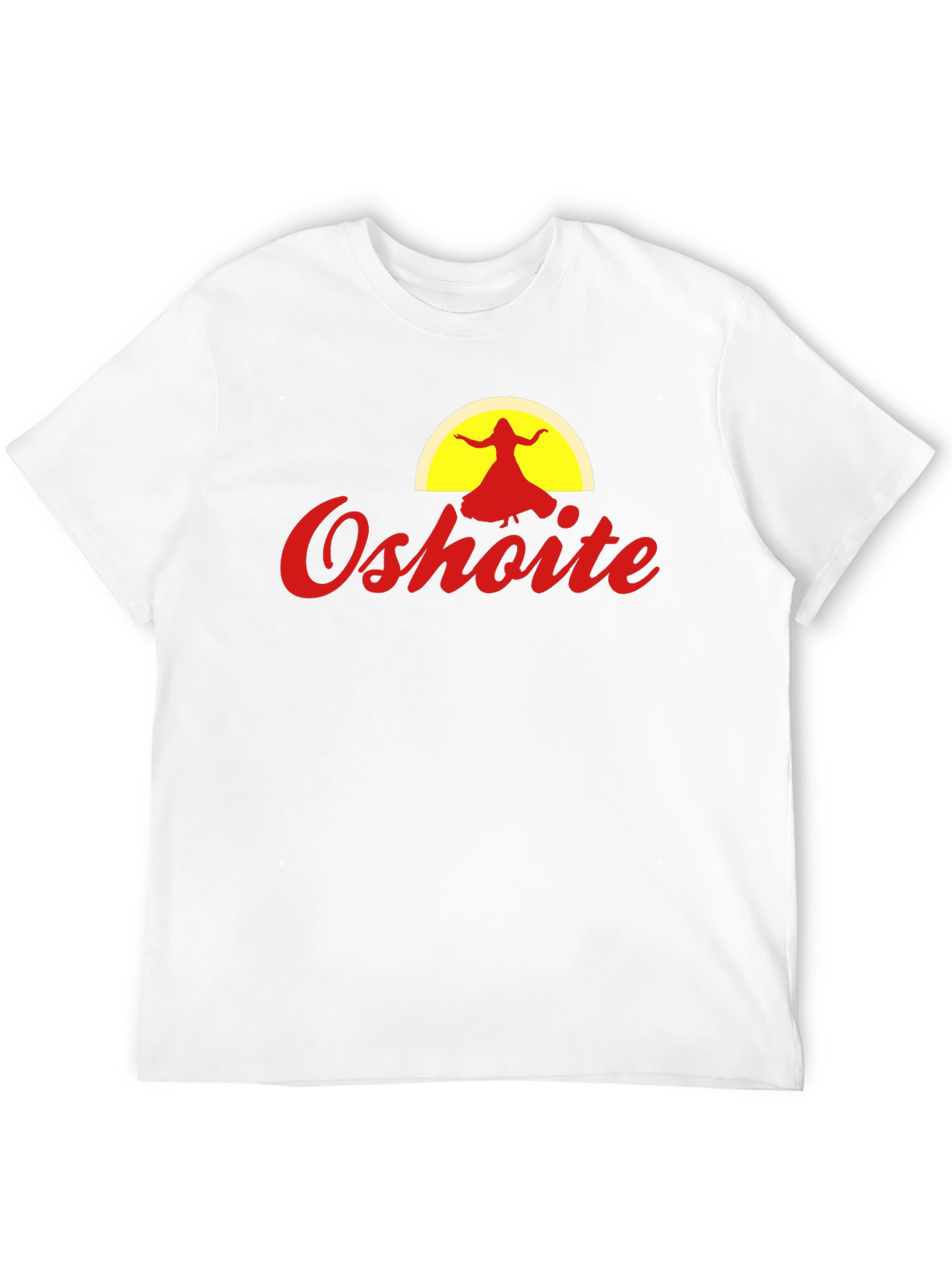Oshoite Black T-Shirt - Yoga Dance Graphic Tee