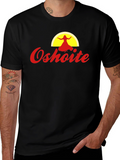 Oshoite Black T-Shirt - Yoga Dance Graphic Tee