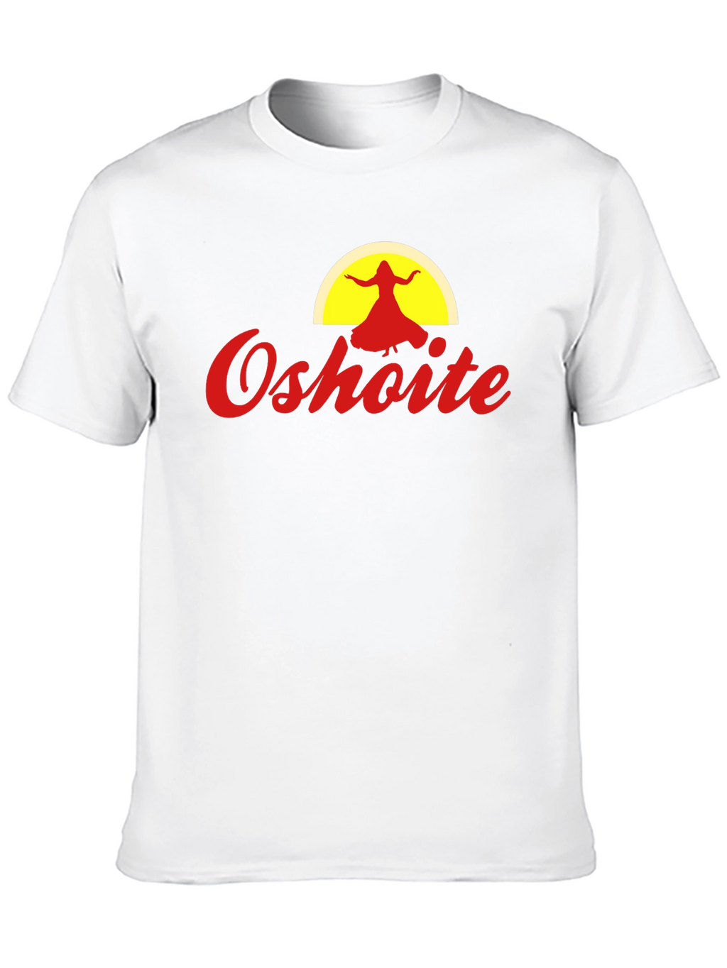 Oshoite Black T-Shirt - Yoga Dance Graphic Tee