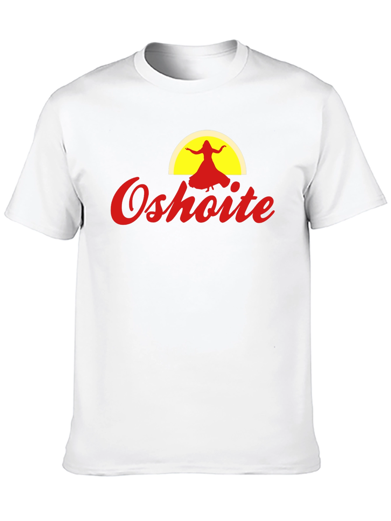 Oshoite Black T-Shirt - Yoga Dance Graphic Tee