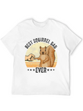 Best Squirrel Dad Ever T-Shirt Animal Lover Tee