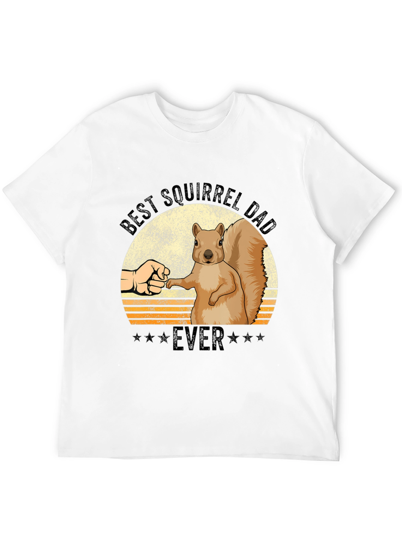 Best Squirrel Dad Ever T-Shirt Animal Lover Tee
