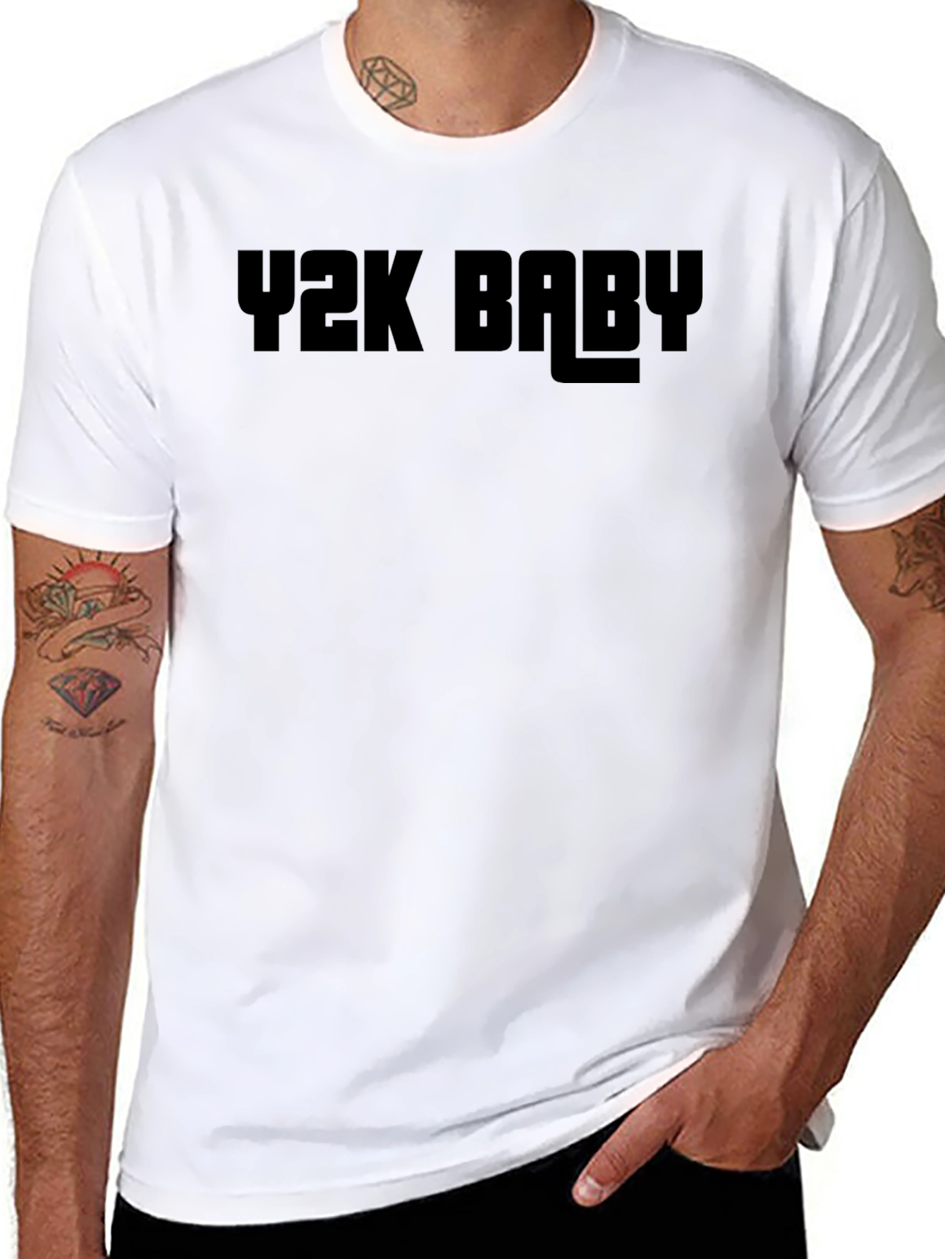 Y2K Baby Black Graphic T-Shirt