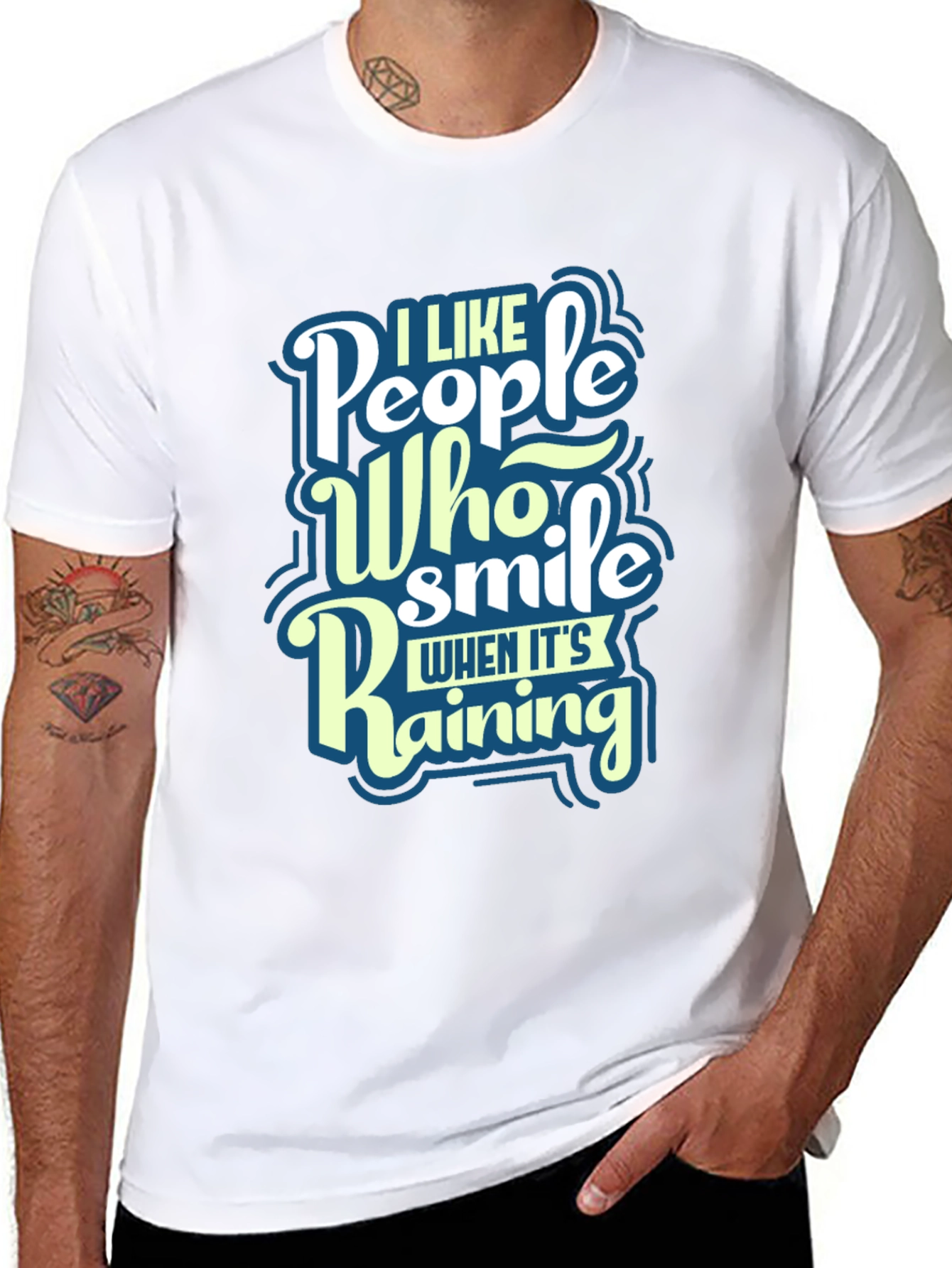 Smile When Its Raining Graphic Tee