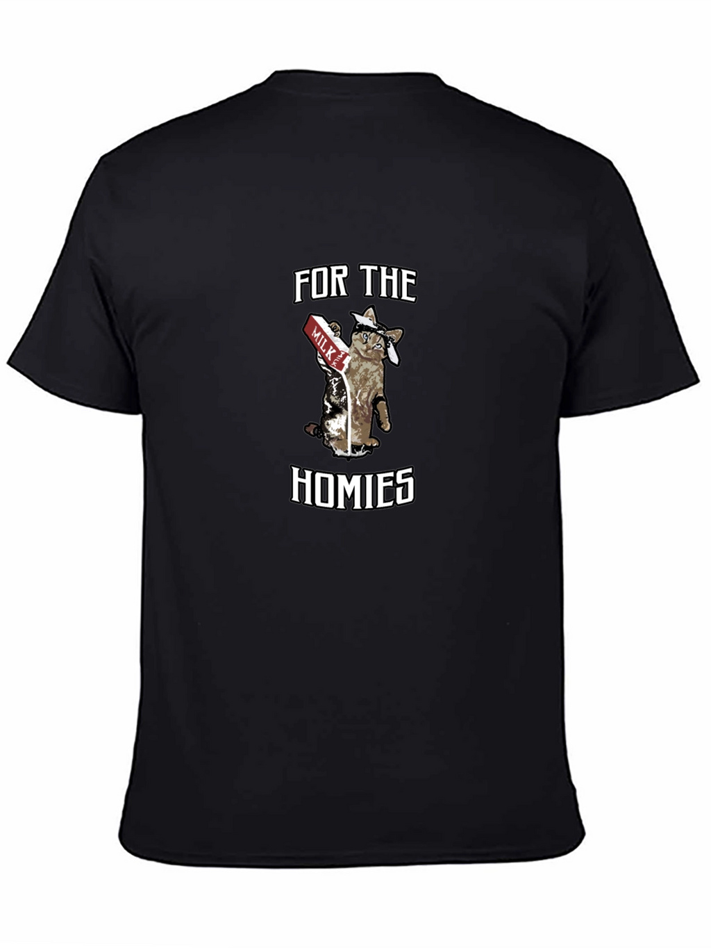 For the Homies Cat Milk T-Shirt