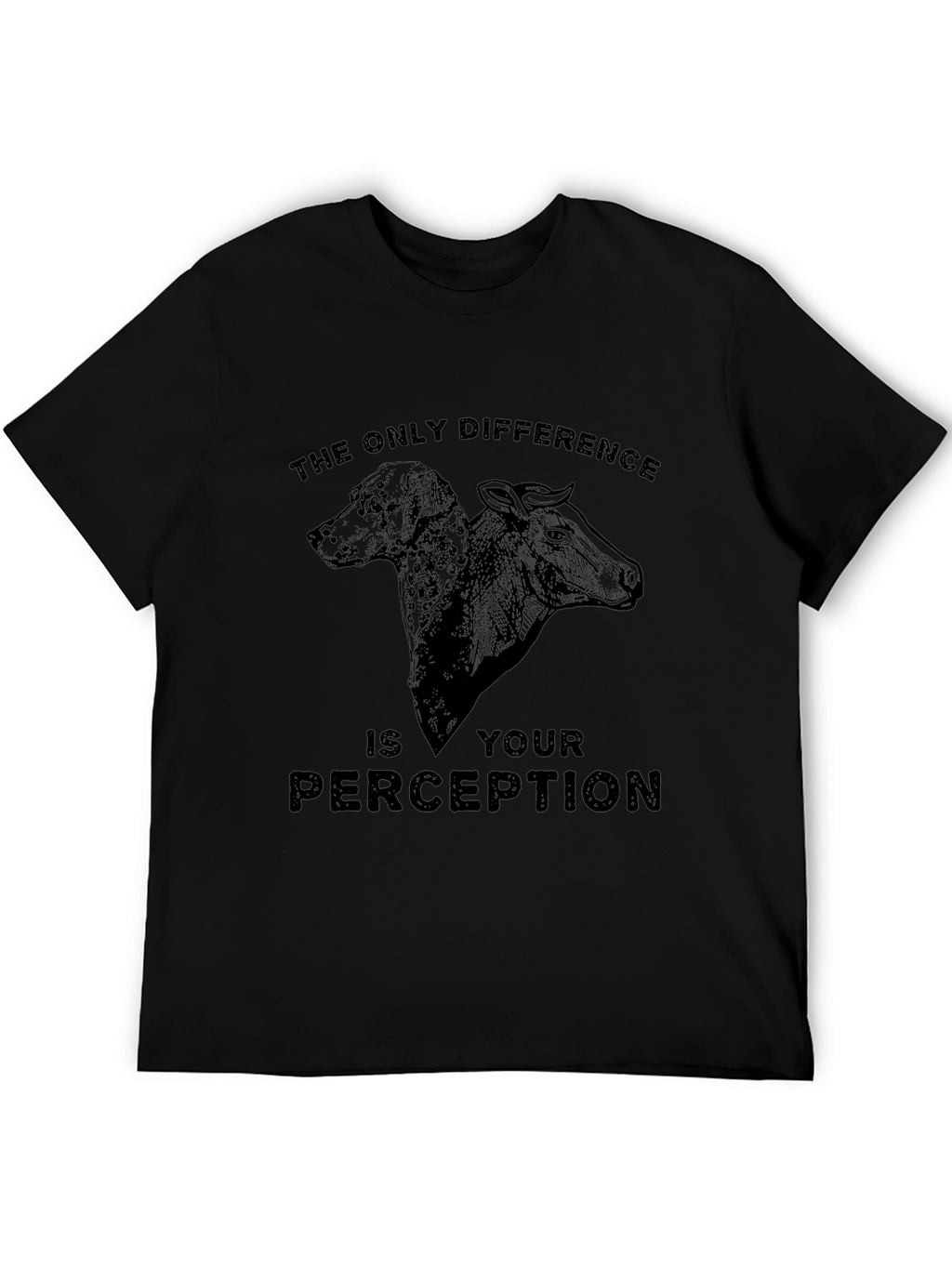 Perception Dog & Cow Graphic T-Shirt