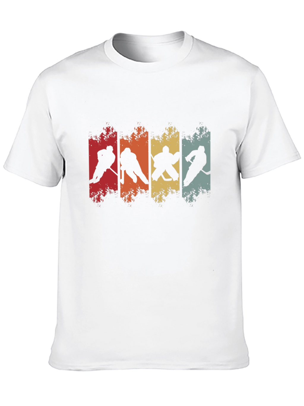Retro Hockey Silhouette Graphic Tee