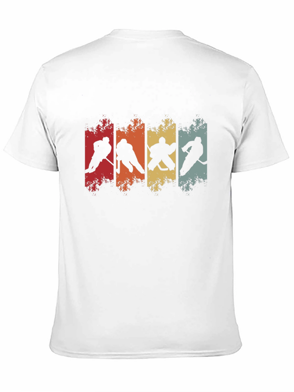 Retro Hockey Silhouette Graphic Tee