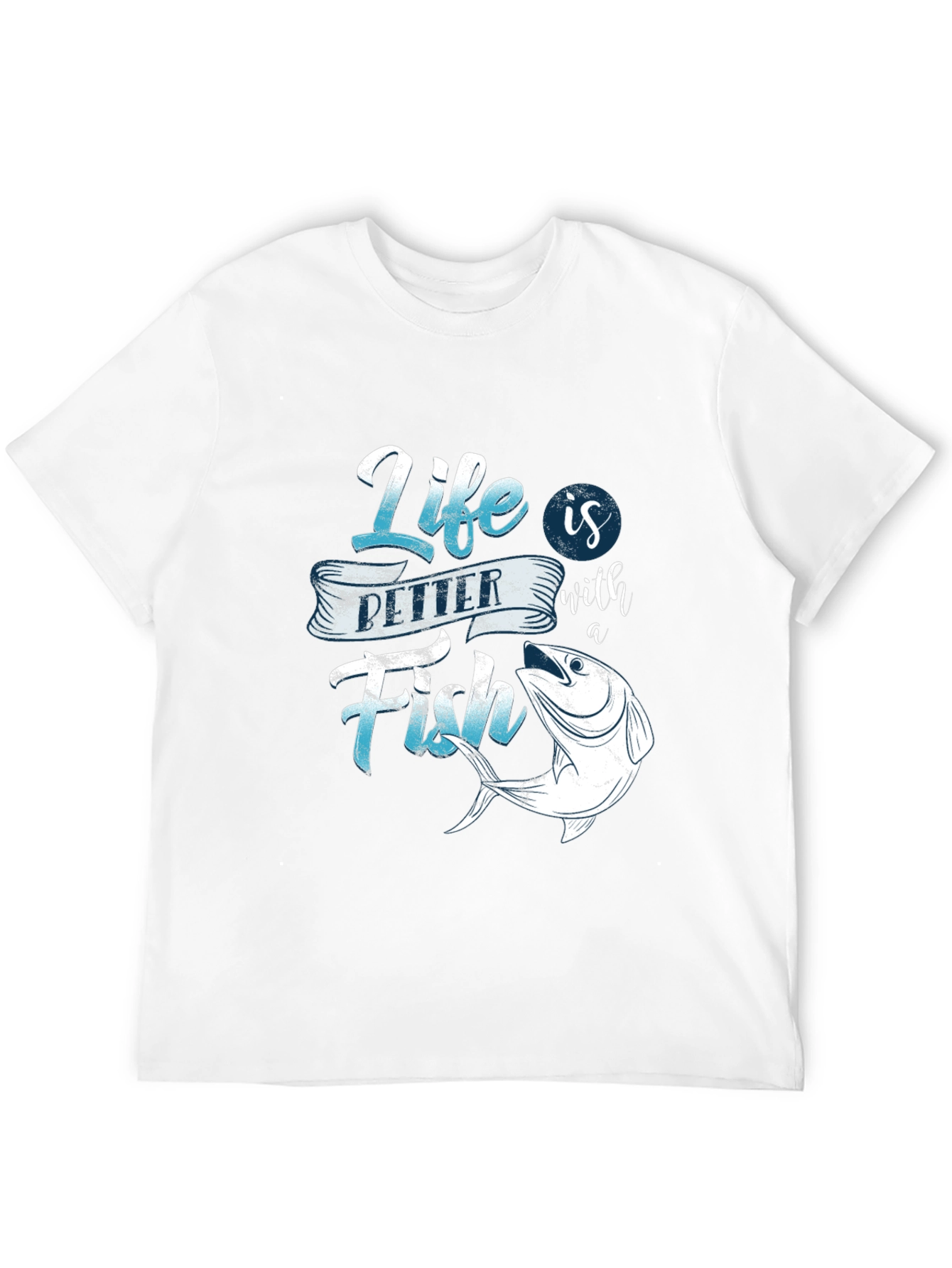 Life is Better with Fish Graphic T-Shirt