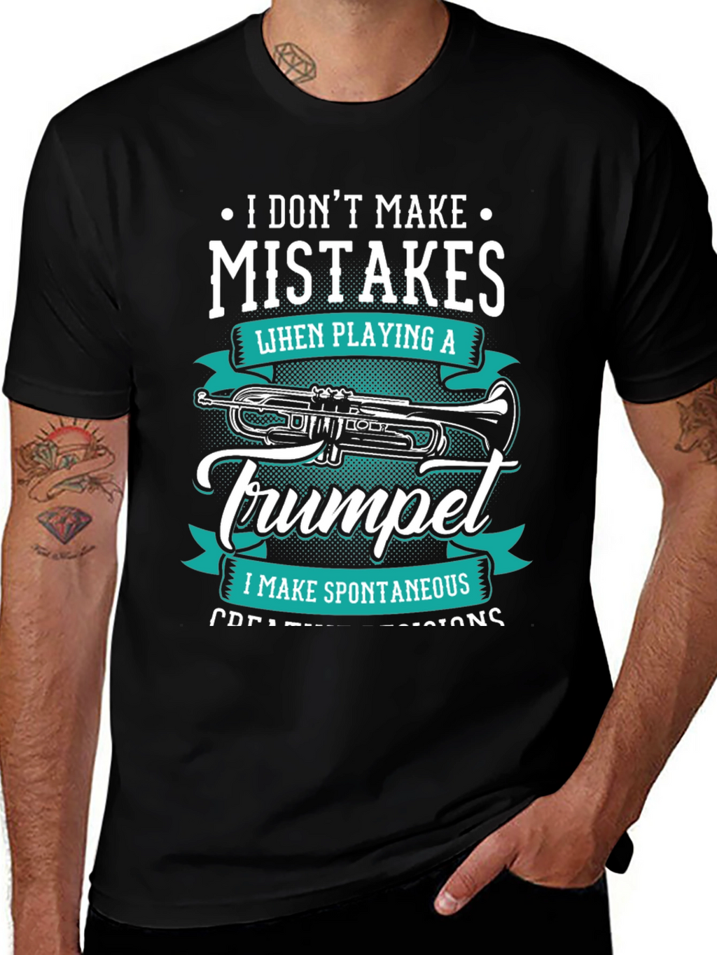 Trumpet Player T-Shirt: Spontaneous Creative Decisions