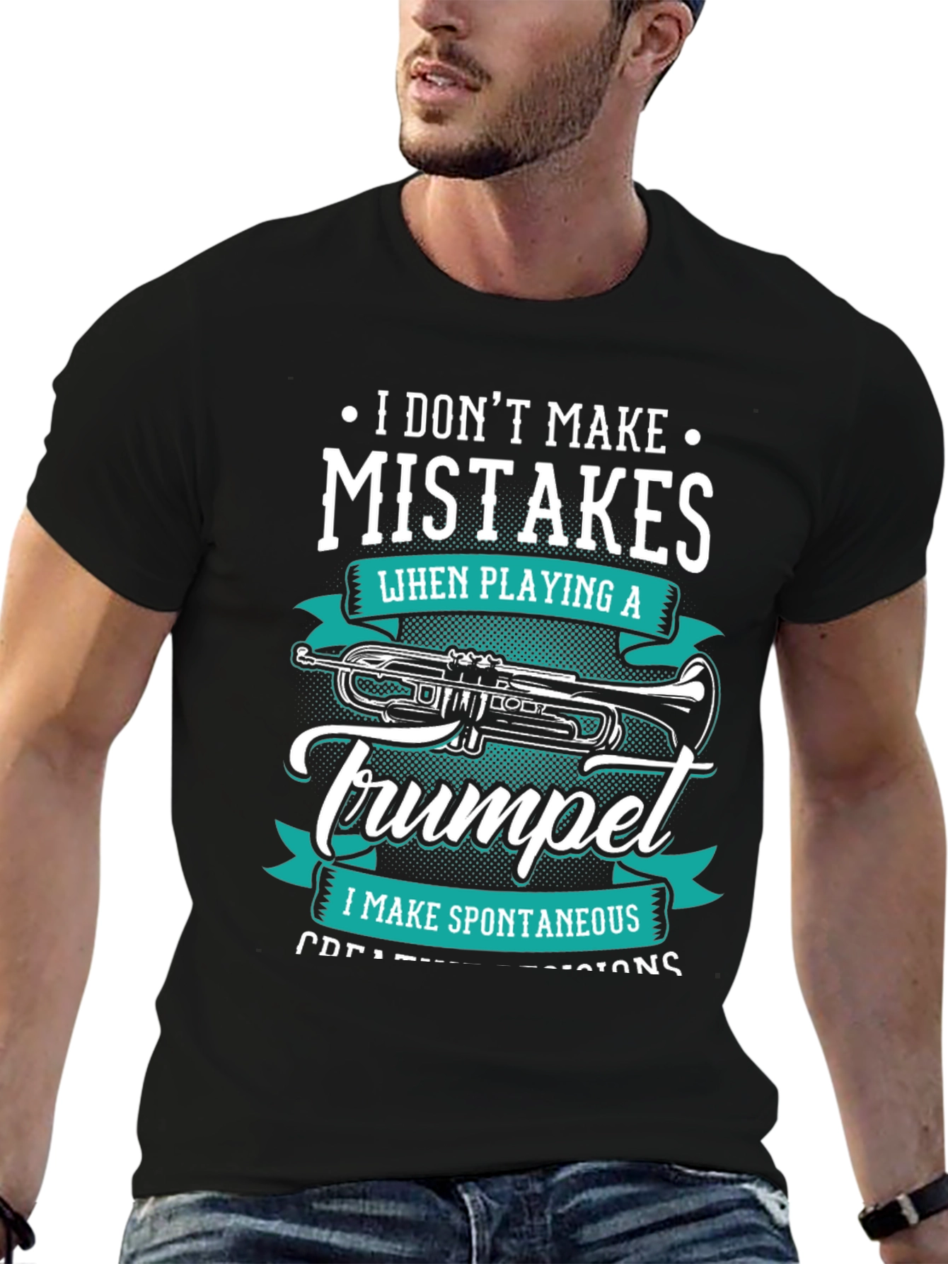 Trumpet Player T-Shirt: Spontaneous Creative Decisions