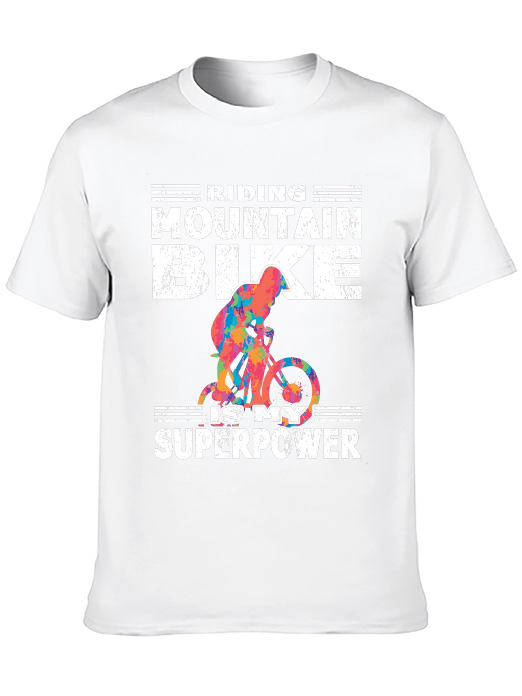 Mountain Bike Superpower Graphic Tee