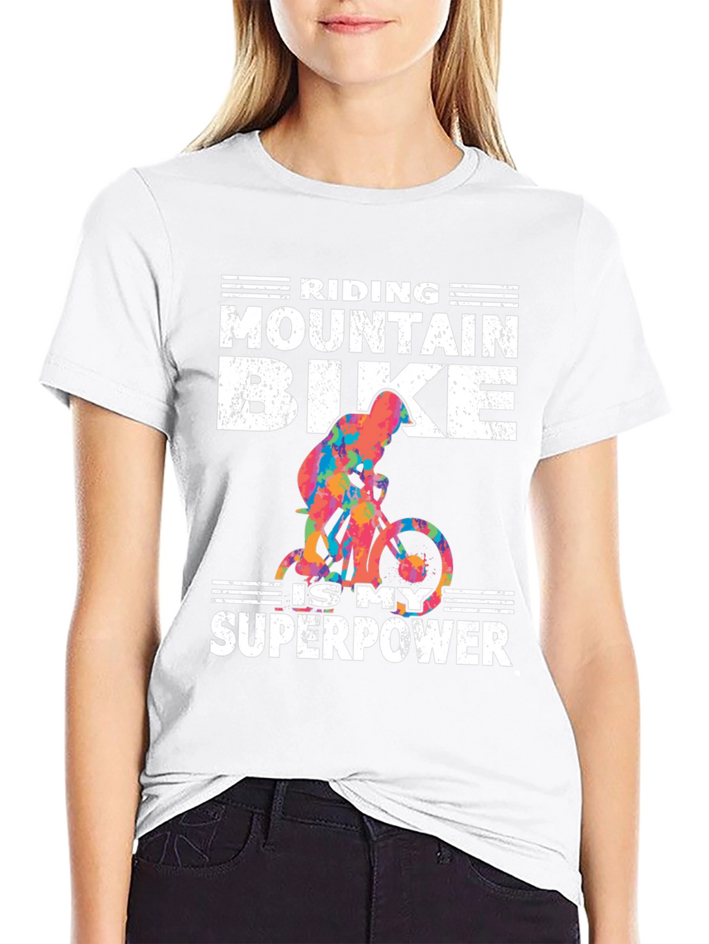 Mountain Bike Superpower Graphic Tee