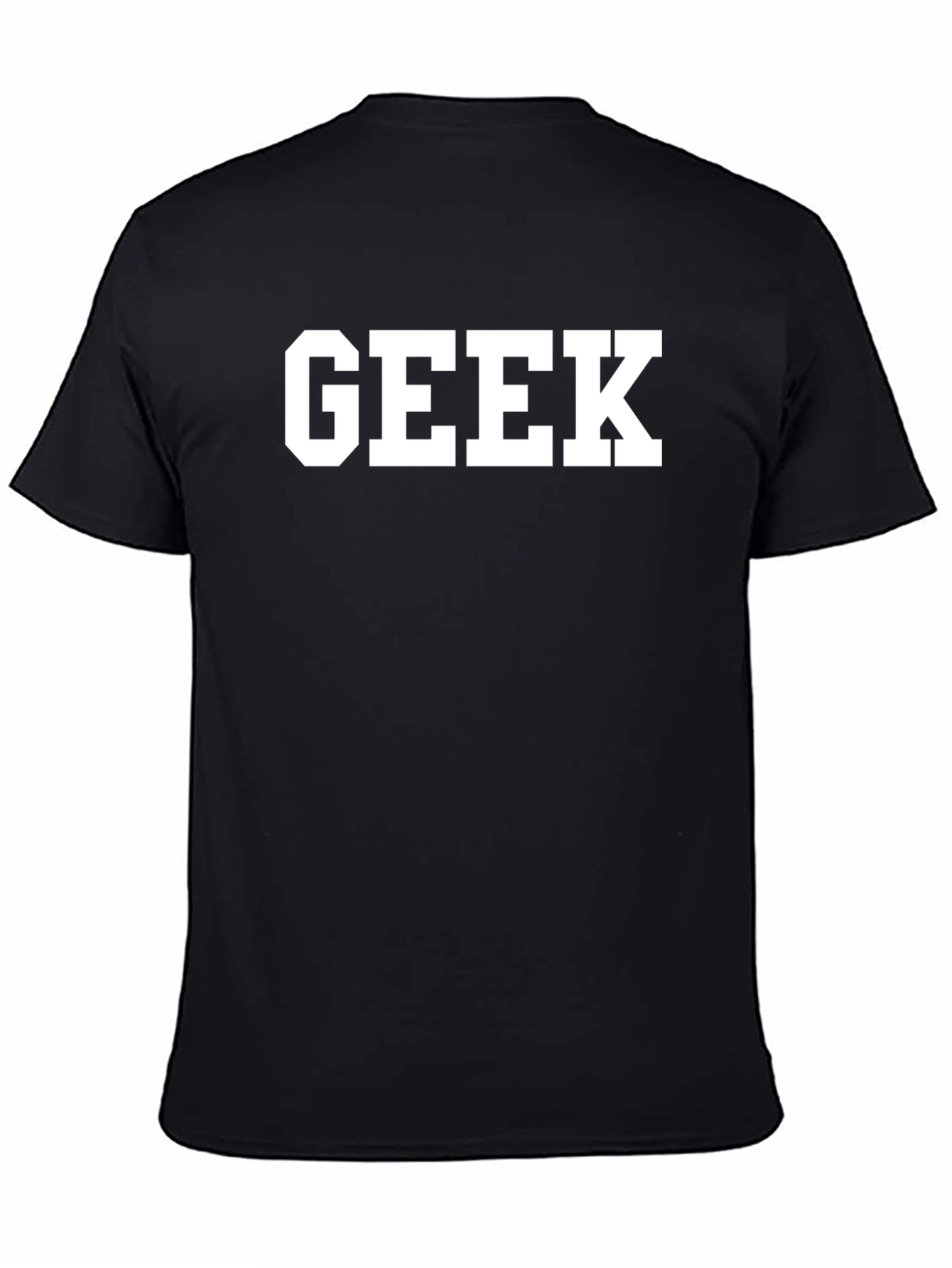 Geek T-Shirt - Classic Black Tee for Nerds